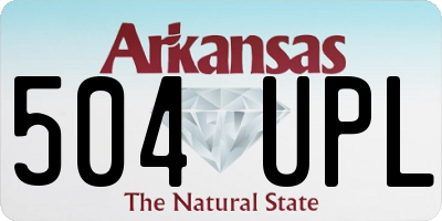 AR license plate 504UPL