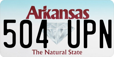 AR license plate 504UPN