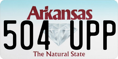 AR license plate 504UPP