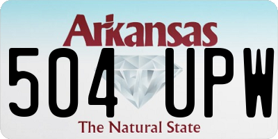 AR license plate 504UPW