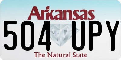 AR license plate 504UPY