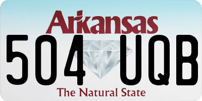 AR license plate 504UQB