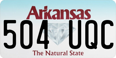 AR license plate 504UQC