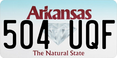 AR license plate 504UQF
