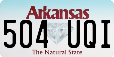 AR license plate 504UQI