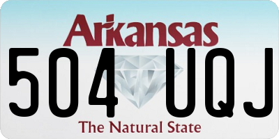AR license plate 504UQJ