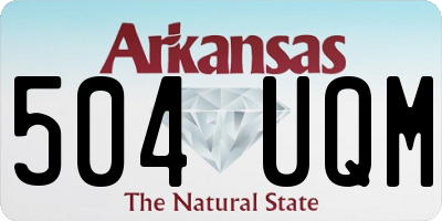 AR license plate 504UQM