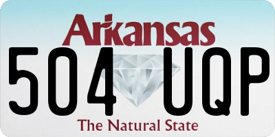 AR license plate 504UQP