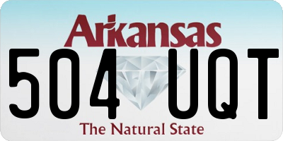 AR license plate 504UQT