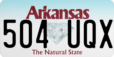AR license plate 504UQX
