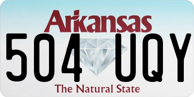 AR license plate 504UQY