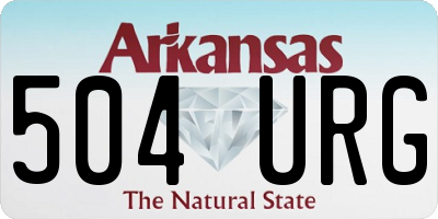 AR license plate 504URG