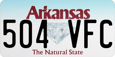 AR license plate 504VFC