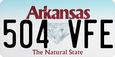 AR license plate 504VFE
