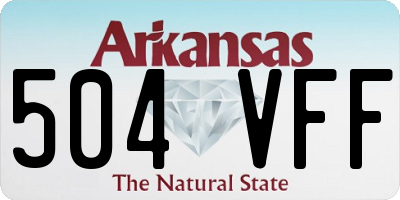 AR license plate 504VFF