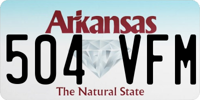 AR license plate 504VFM