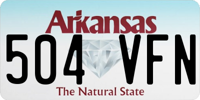 AR license plate 504VFN
