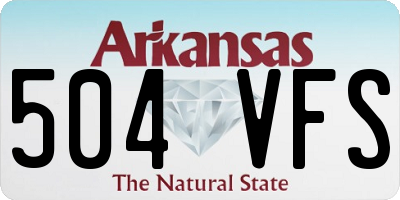 AR license plate 504VFS