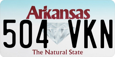 AR license plate 504VKN