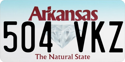 AR license plate 504VKZ
