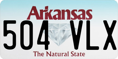 AR license plate 504VLX