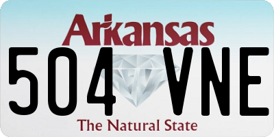 AR license plate 504VNE