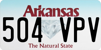 AR license plate 504VPV