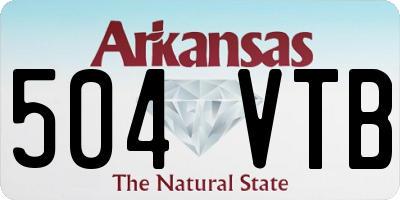 AR license plate 504VTB