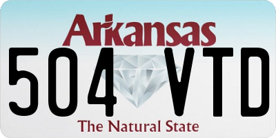 AR license plate 504VTD