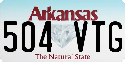 AR license plate 504VTG