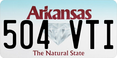 AR license plate 504VTI