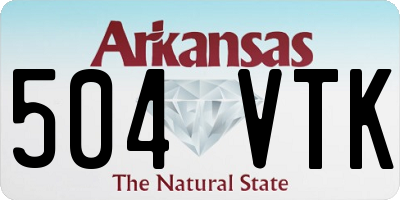 AR license plate 504VTK