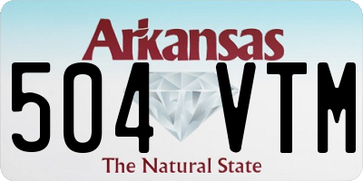 AR license plate 504VTM