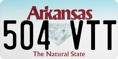 AR license plate 504VTT