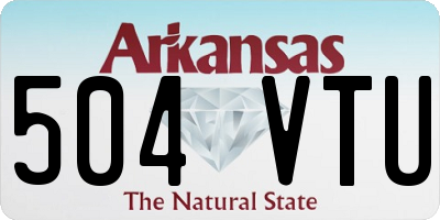 AR license plate 504VTU