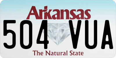 AR license plate 504VUA