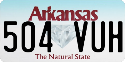 AR license plate 504VUH