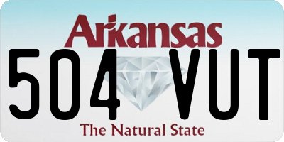 AR license plate 504VUT