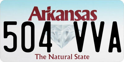 AR license plate 504VVA