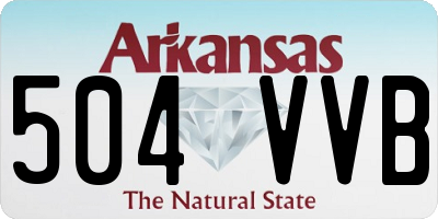 AR license plate 504VVB