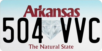 AR license plate 504VVC
