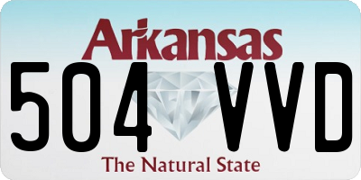 AR license plate 504VVD