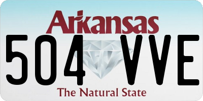 AR license plate 504VVE