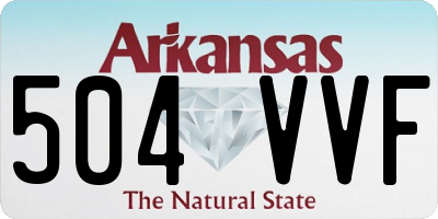 AR license plate 504VVF