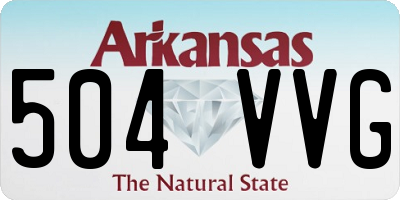AR license plate 504VVG