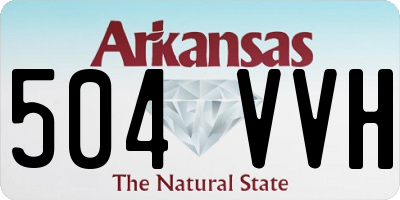 AR license plate 504VVH
