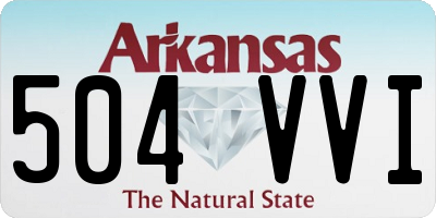 AR license plate 504VVI