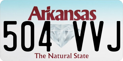 AR license plate 504VVJ