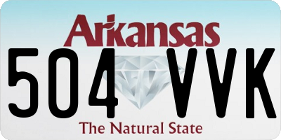 AR license plate 504VVK