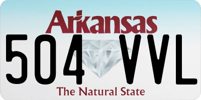 AR license plate 504VVL